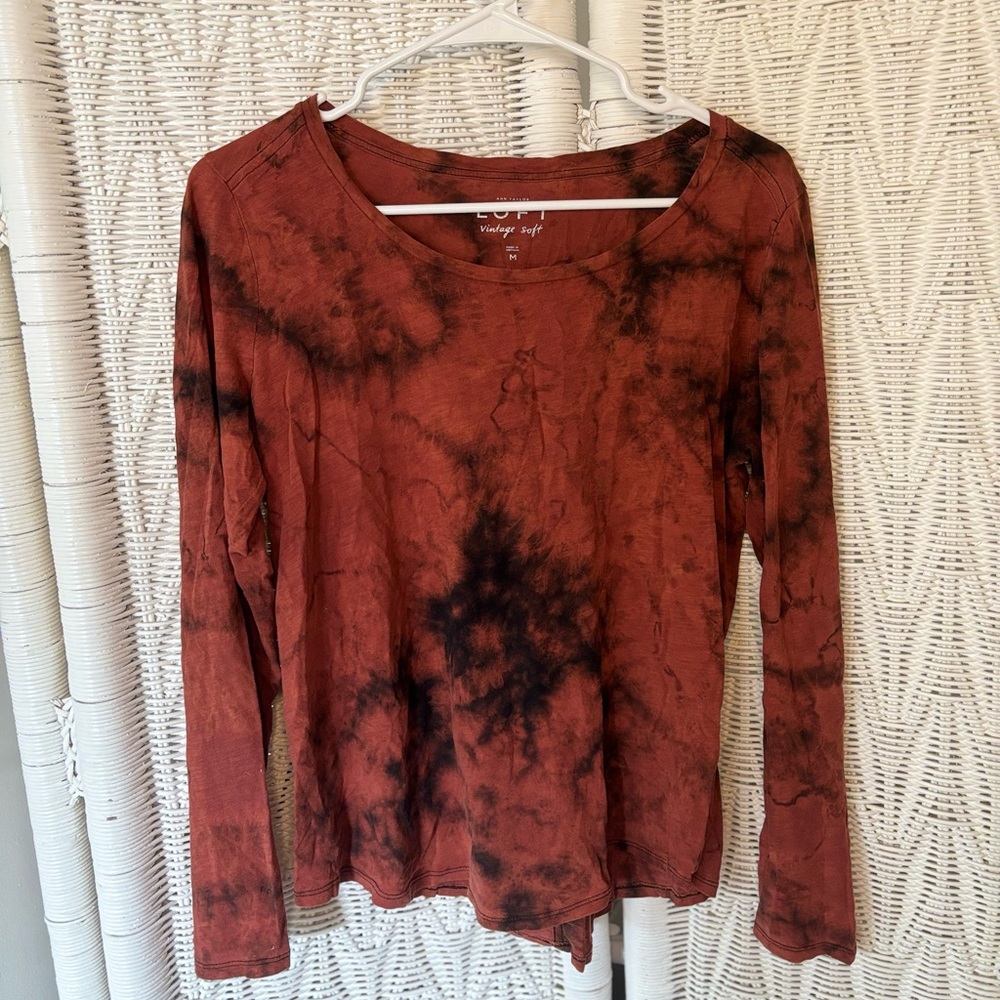 Ann Taylor Loft Vintage Soft Long Sleeve Top